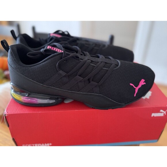 PUMA Riaze Prowl Size 11 Lace Up  Womens Black Sneakers Casual Shoes 19448201 - Picture 1 of 8